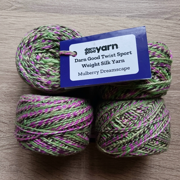 Darn Good Yarn Twist Sport Weight Silk Yarn 🪻🌱 - Picture 4 of 9